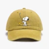 1pc "Snoopy" Printed Baseball Cap Unisex Retro Washed Distressed Sun Hat Outdoor Fashion Accessory Hat for Men & Women 3