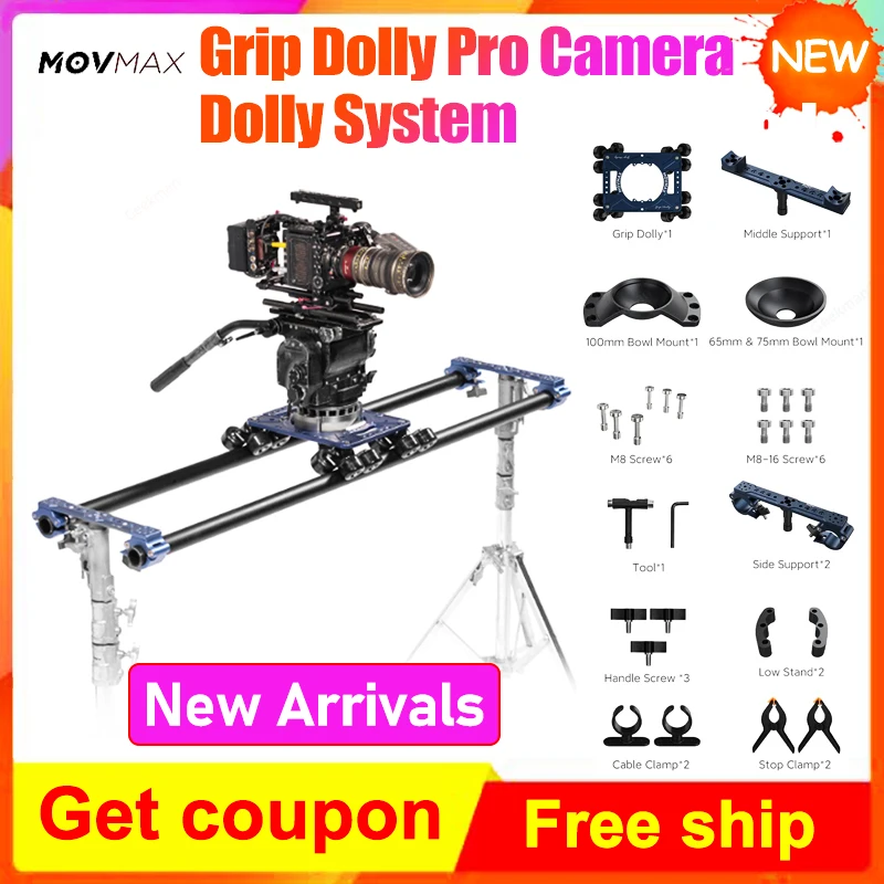 VaxisMovmaxCameraDollySystemGripDollyGripDollyProWith