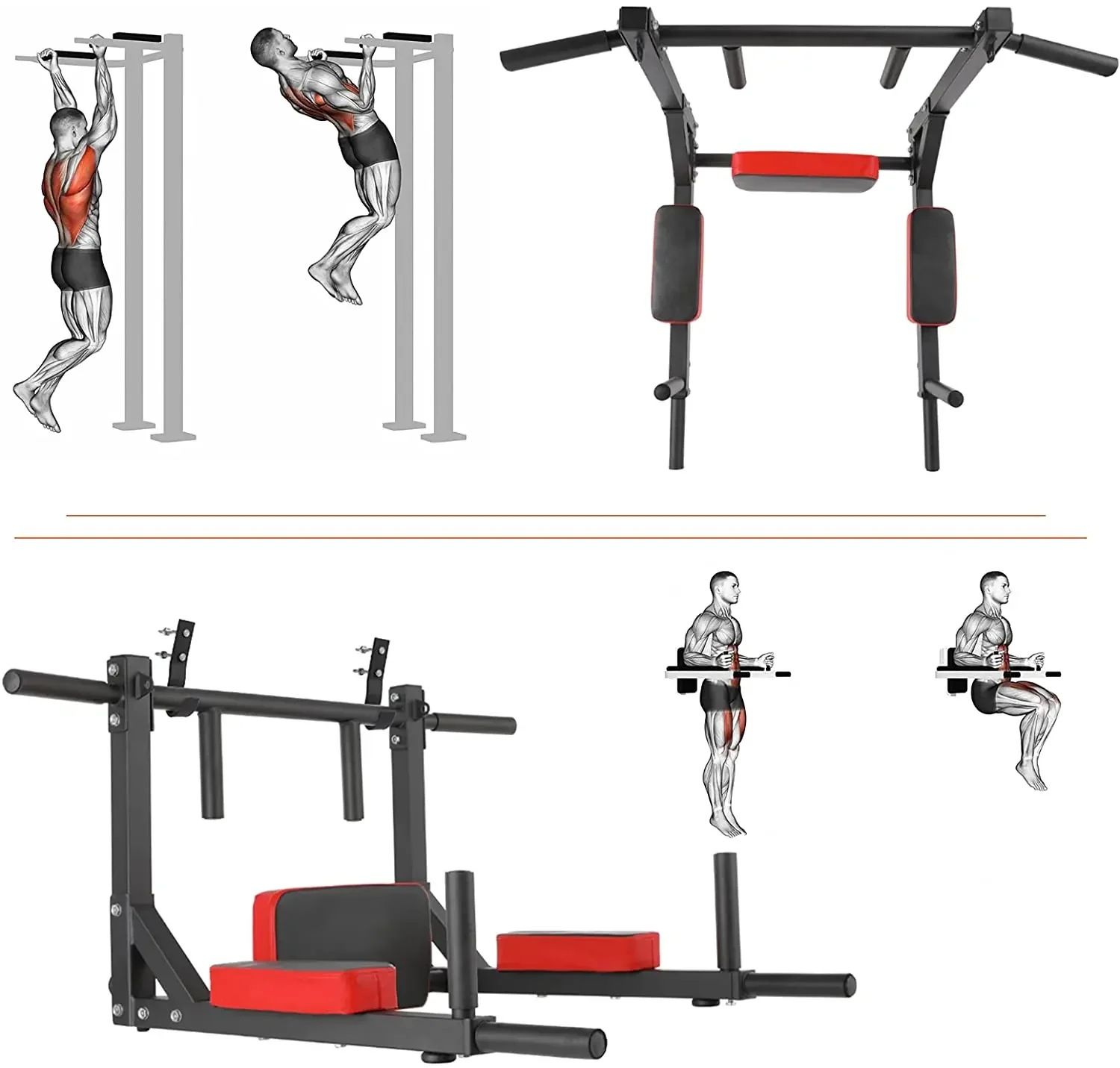 Barre de traction murale Femor | Station de musculation – Image 4