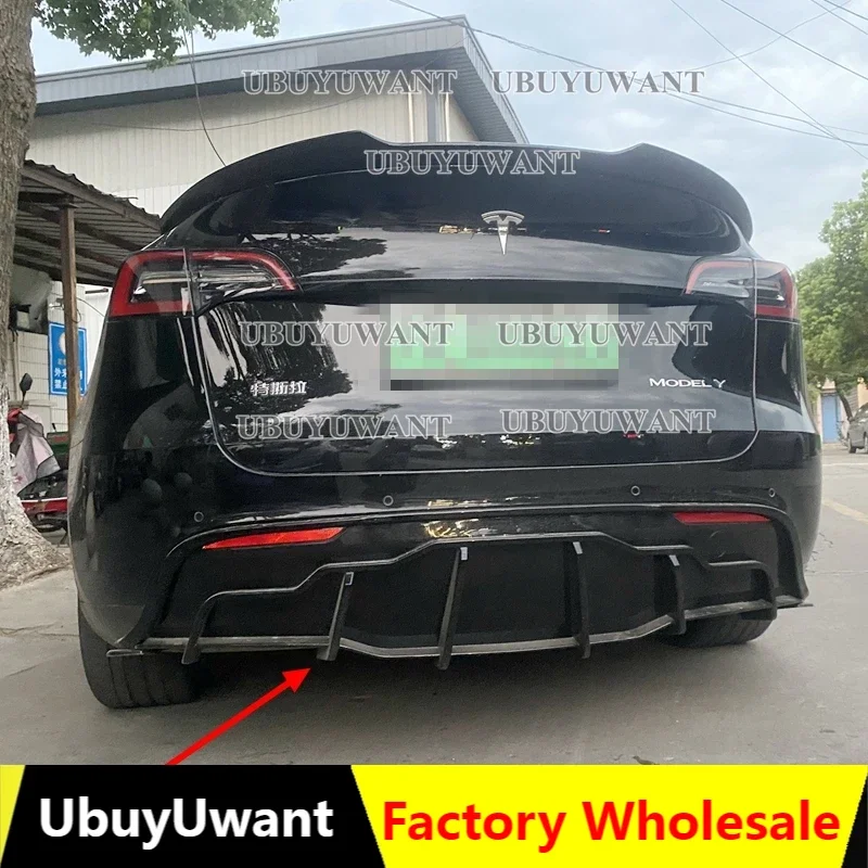 

Диффузор для заднего бампера Tesla Model 3 / Model Y 2018 +, 4 двери, АБС-пластик, углеродное волокно