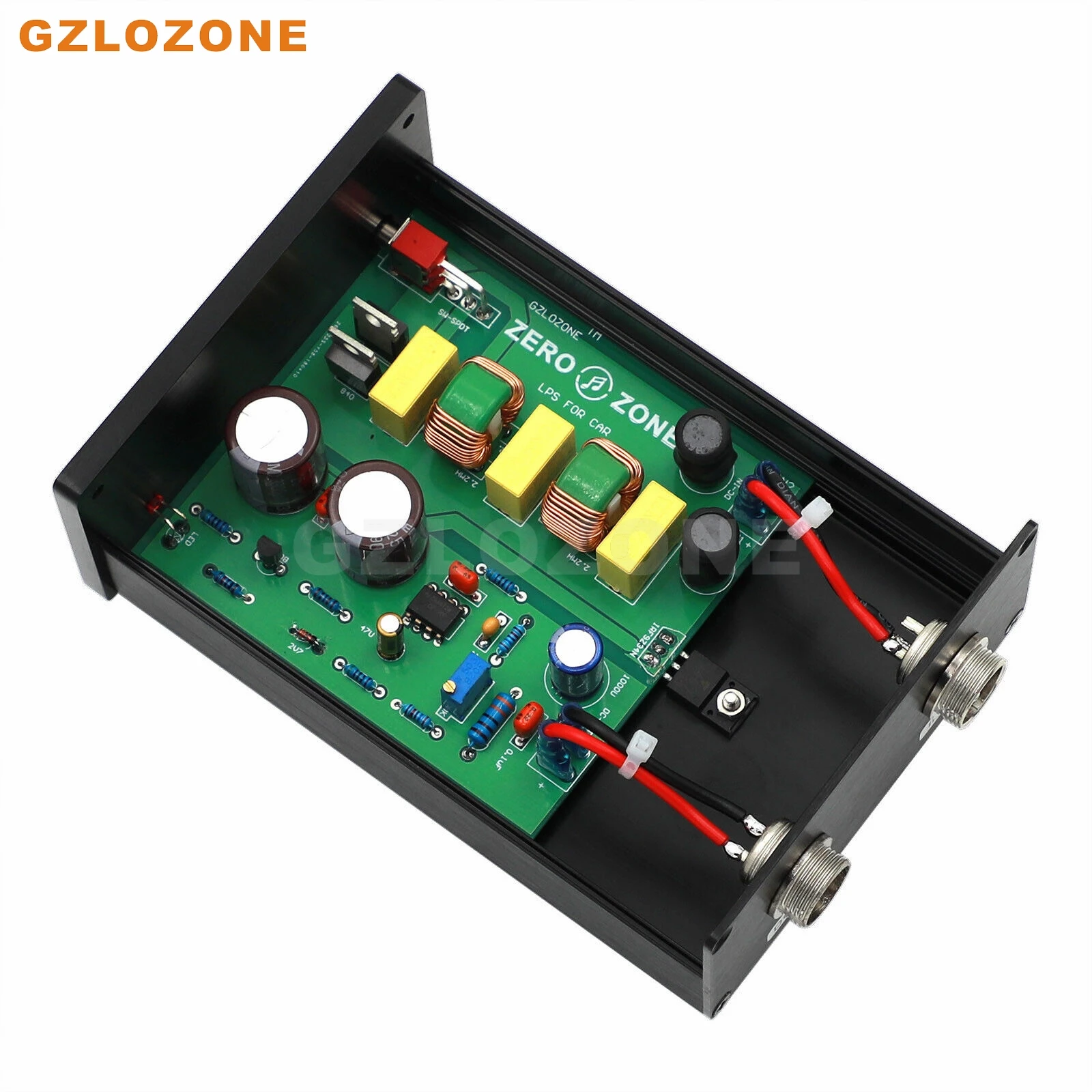 

ZEROZONE HIFI Car Regulator Linear Power Supply DC12-15V TO DC5V-12V Adjustable (B6-42)