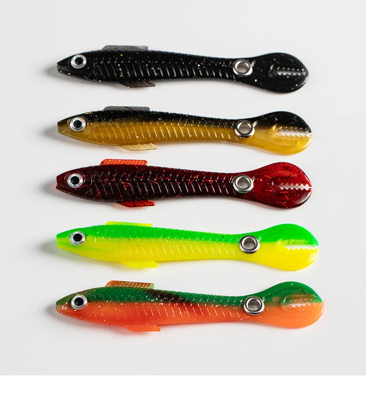 5pcs Luya ε巯 ̳ ΰ Loach  Ȥ T- ε巯 ̳ Bionic ̳ öƽ
