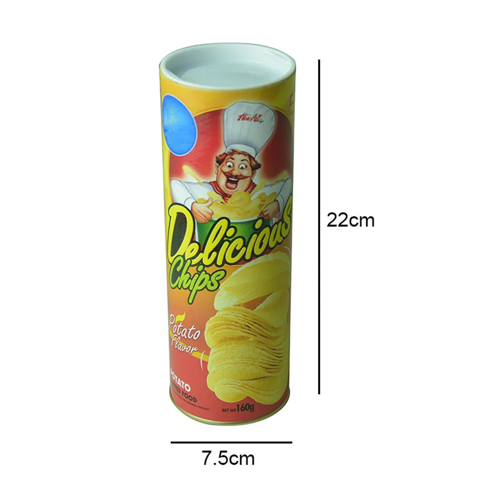 The Potato Chip Snake Stage Magic Tricks Snake Toy April Fool Day Halloween Party Jokes in A Can Gag Gift Scary Fries Fun Toys 6