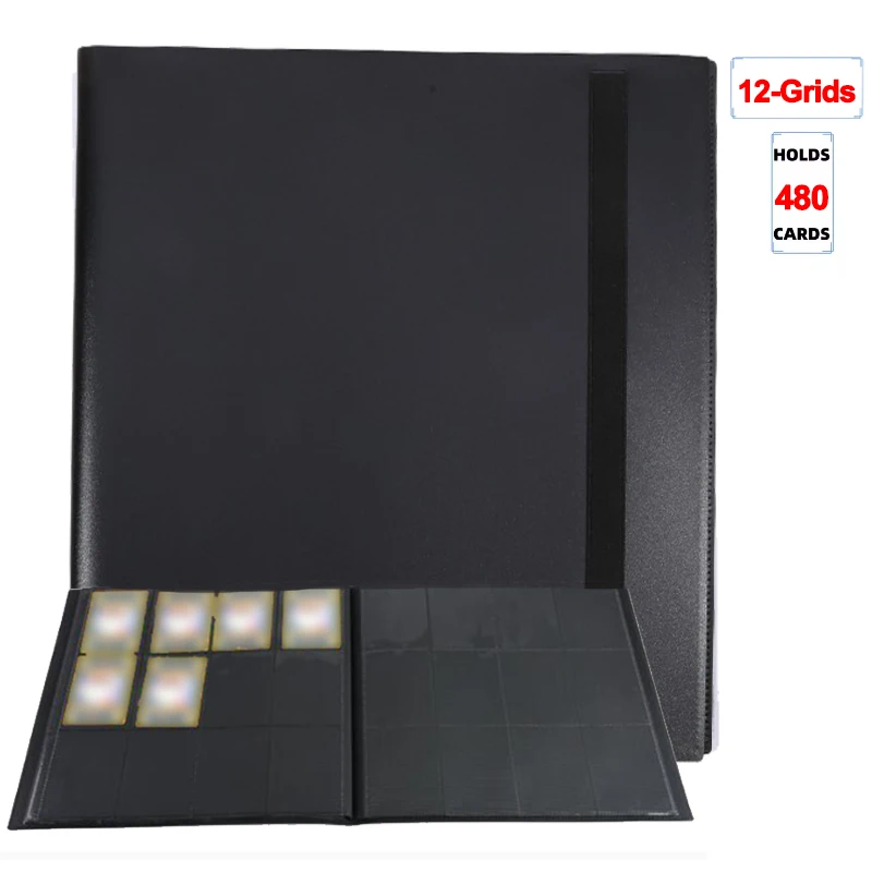 Premium Trading Card Binder - Durable Side-Loading PP Cover