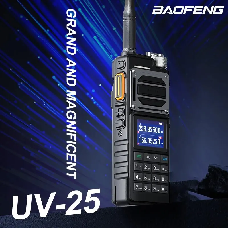 Baofeng UV-25 10w taktische walkie talkie drahtlose kopie frequenz typ c profession elle zwei wege ham radio hf transceiver neues upgrade