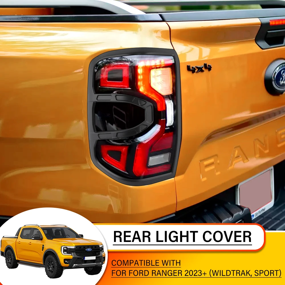 TailLightsTaillightCoverForFordRanger20232024WILDTRAKSPORT