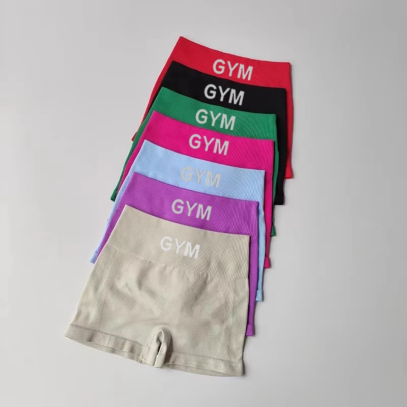 Summer Women's Yoga Shorts Breathable Exercise Shorts Hip Lift Training Bike Overalls Fitness