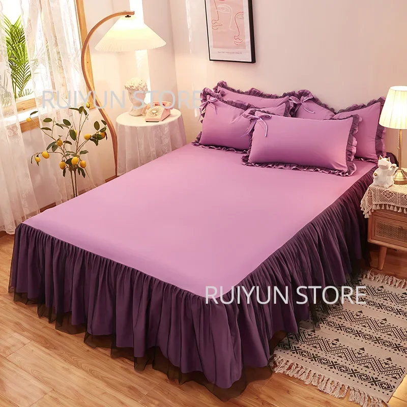 Tinta Unita Pizzo Colcha De Cama Casal Queen Dolcx A.