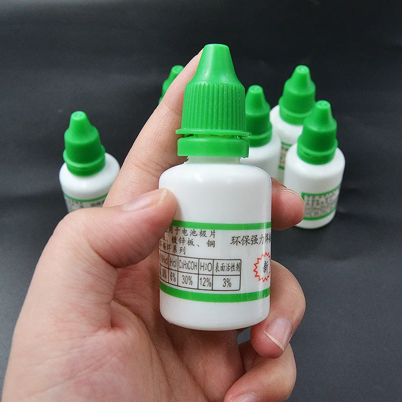20ml/bottle Stainless Steel Flux Soldering Nickel Copper Liquid Solder Strong Adhesive Welding