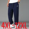 Winter Sweat Pants Men Polar Fleece Sport Jogger Trouser Male Brushed Warm Extra Large Size Sweatpant Big Plus 8XL 9XL 10XL 12XL 1