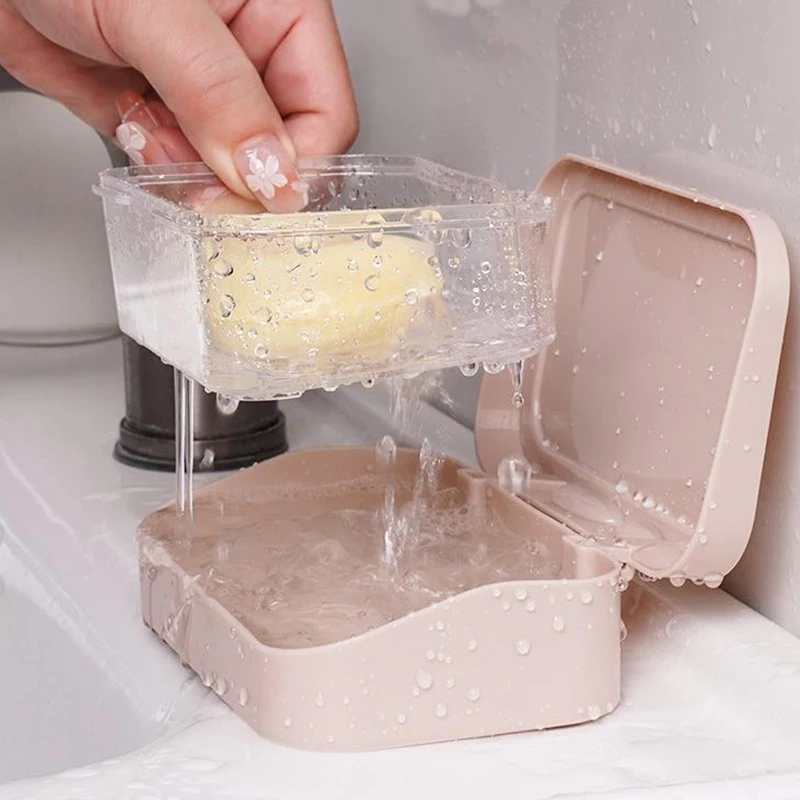 Portable Soap Dish with Lid 5