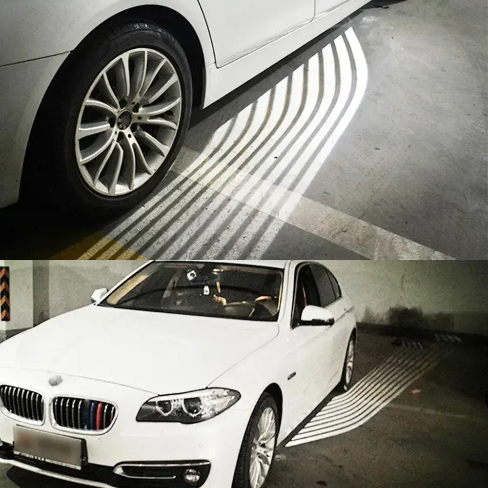 2X Car Angel Wings Atmosphere Welcome Carpet Led Projector Door Light Strobe Light Warning Led Tail Ambient Auto Decorative Lamp