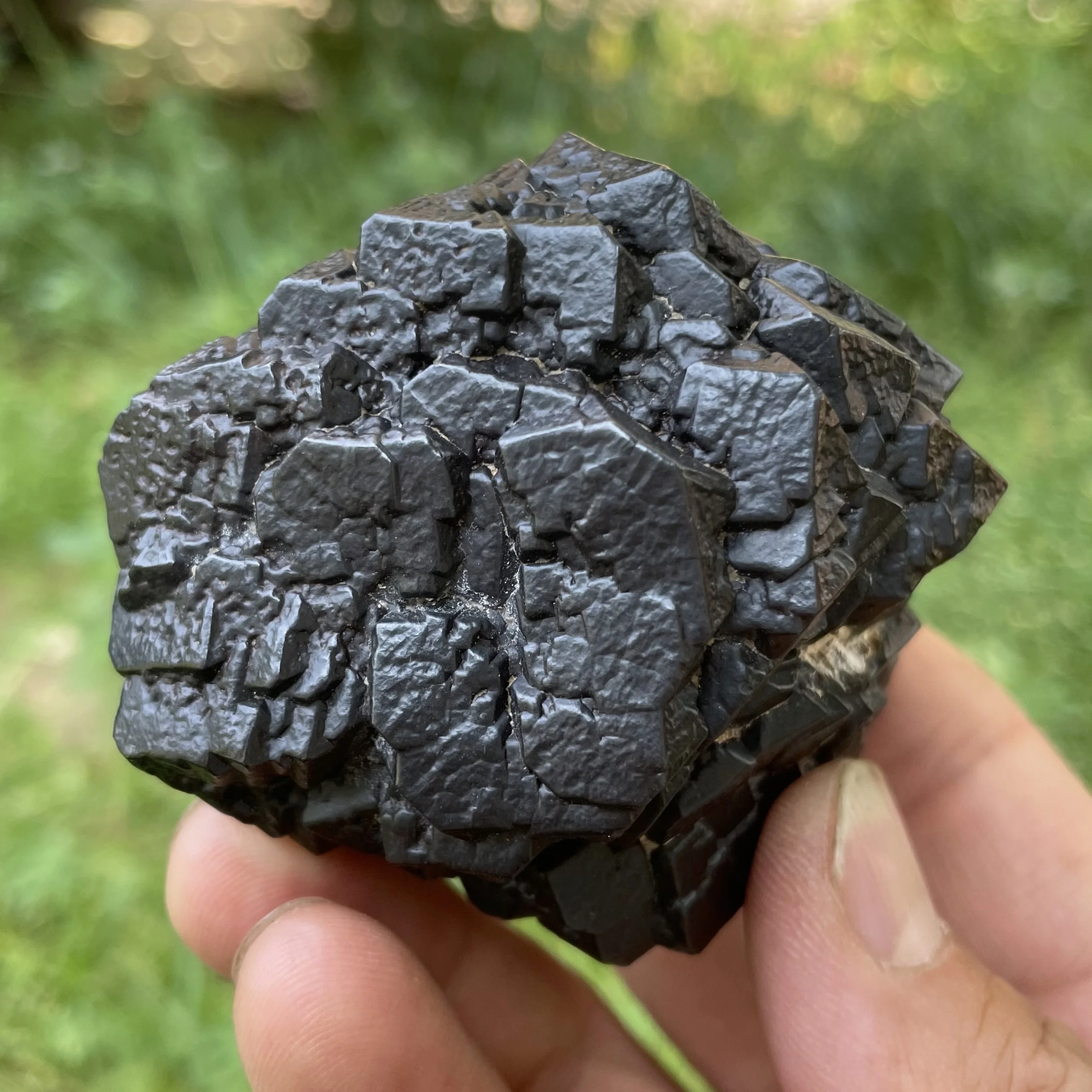 361g Natural Black Diamond irregular Prophecy Rock Carbonado