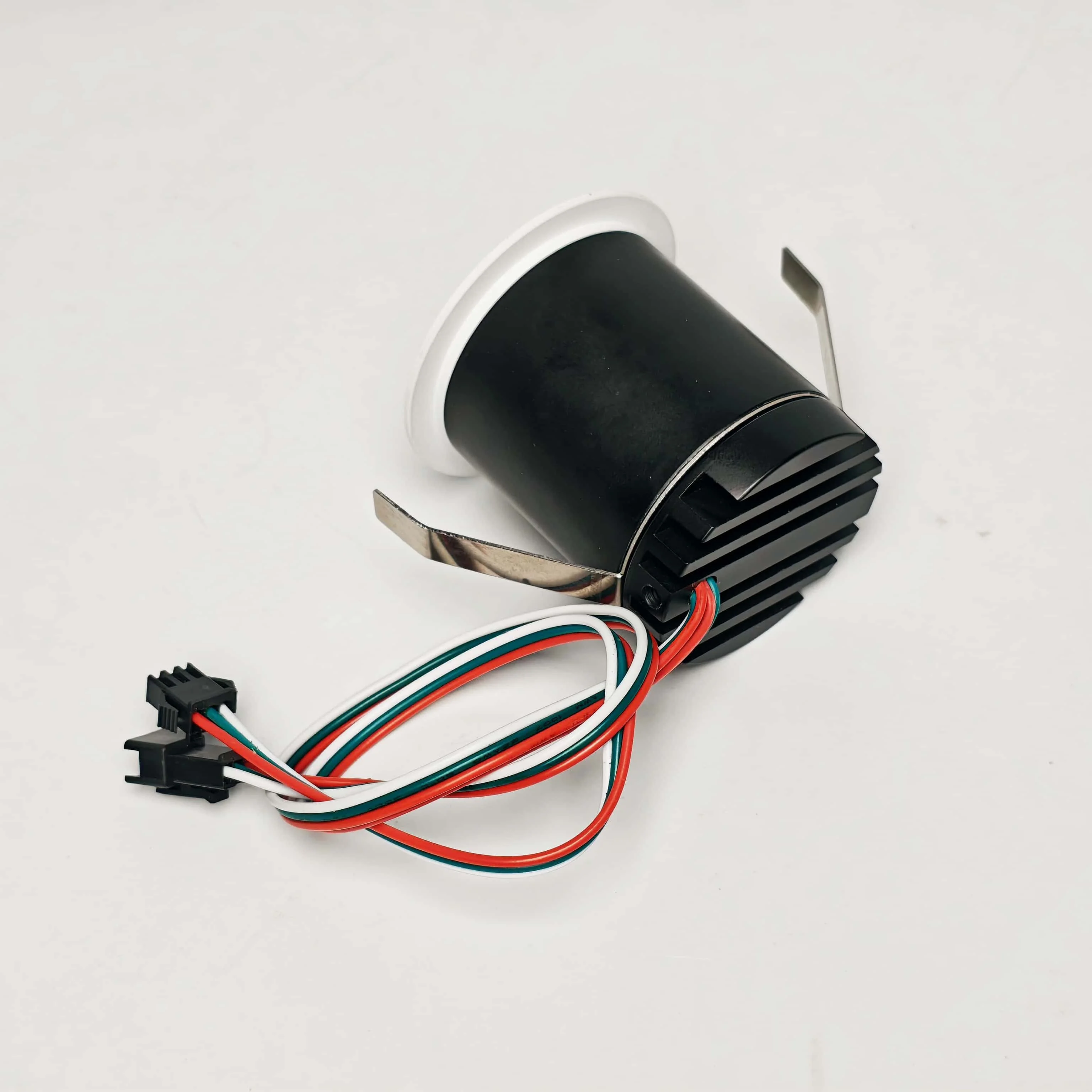 5개/세트 5W/10W/20W DC24V WS2814 RGBW 주소 지정 가능 LED SPI 스마트 픽셀 다운라이트 실내용 3핀 JST 입출력 30도
