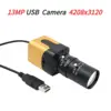 Ultra HD 13MP USB Camera IMX258 4208x3120 10fps,Webcam With 5-50mm 2.8-12mm Varifocal CS Lens,Plug And Play For Image Scan 1