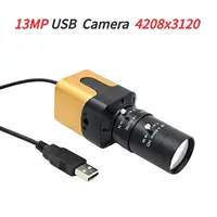 Ultra HD 13MP USB Camera IMX258 4208x3120 10fps,Webcam With 5-50mm 2.8-12mm Varifocal CS Lens,Plug And Play For Image Scan 1
