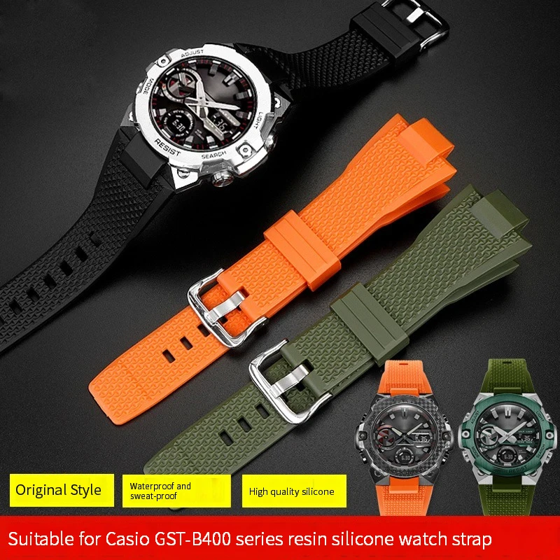 カカシオG-SHOCKスチールハートGST-B400シリーズ用,男性用,樹脂