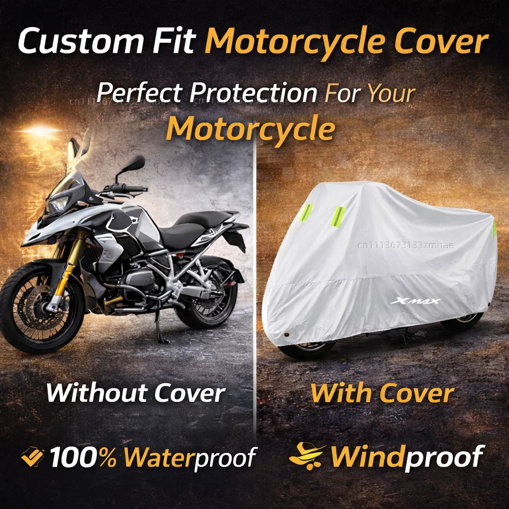 Premium Outdoor Scooter Cover - Waterproof Rain, Dust, and Sun Protector