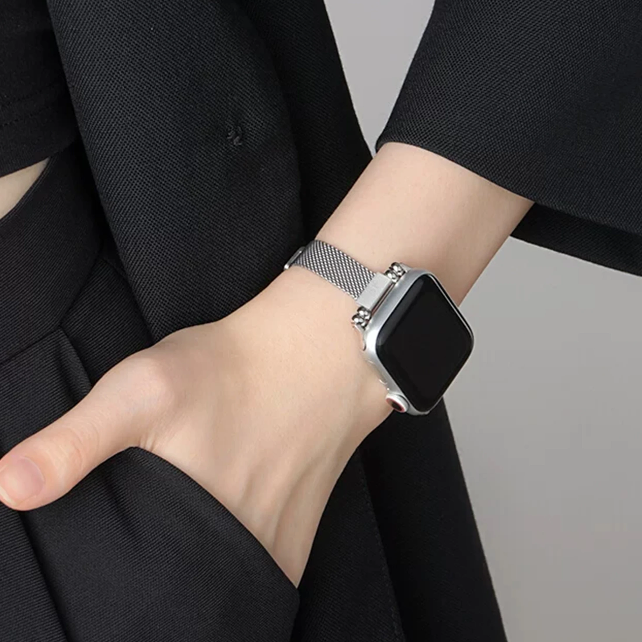 Magnetic Milanese Stainless Steel Watch Band Bracelet