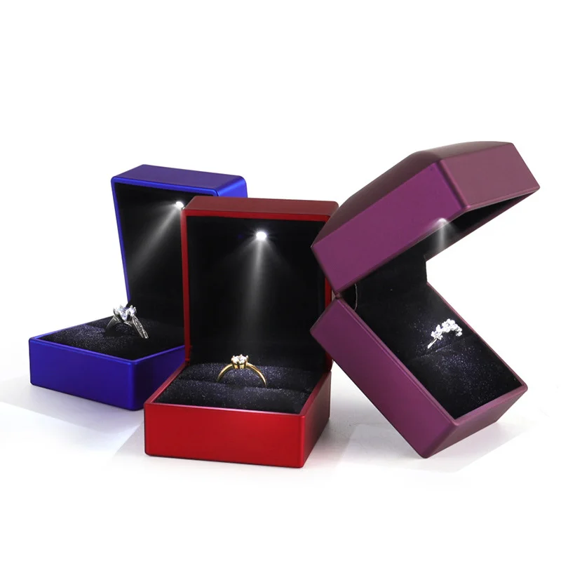 Jewelry Box with LED Lights - Side View