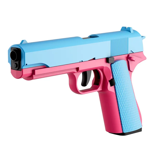 M1911 Colt Toy Gun Pistol Soft Bullet Shell Ejected Blaster Manual Airsoft Air Gun Launcher For Children Adults Shooting Games 6