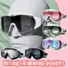 Electroplating Gradient Design Swimming Goggles Waterproof Professional Diving Goggles Anti-fog High-definition And Large F R7W3 1