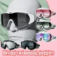 Electroplating Gradient Design Swimming Goggles Waterproof Professional Diving Goggles Anti-fog High-definition And Large F R7W3 1