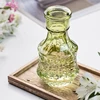 Glass Bud Vase Set of 4 Tabletop Centerpiece Vase For Home Indoor Decoration Unique Wedding Housewarming Gift Vases For Flowers 4