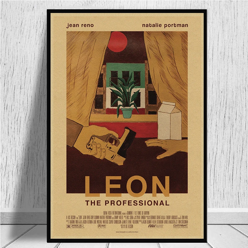 Leon The Professional Vintage Movie Poster Retro Poster Wall Decoracion Pared Home Decor Decoration