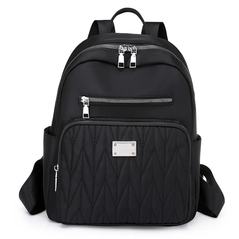 New 2024 Leisure Korean Edition Women's Oxford Backpack Fashionable and Minimalist Urban Commuter Travel Backpack