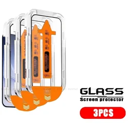 Premium Tempered Glass Screen Protector - Dust - Free Full Cover, Ultra HD Clarity, 9H Hardness for OPPO Reno15 F (3 Front Glass)
