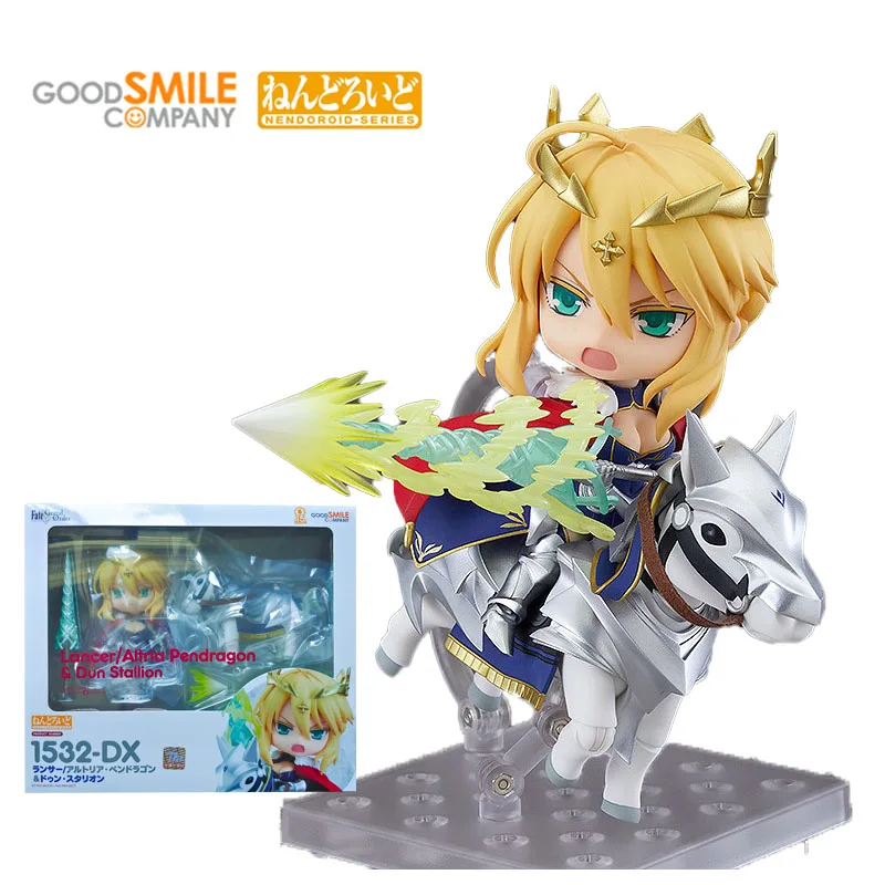 

Stock Original Genuine GSC NENDOROID Altria Pendragon Lancer 1532 DX Fate Grand Order 10CM PVC Action Anime Figure Model Toys