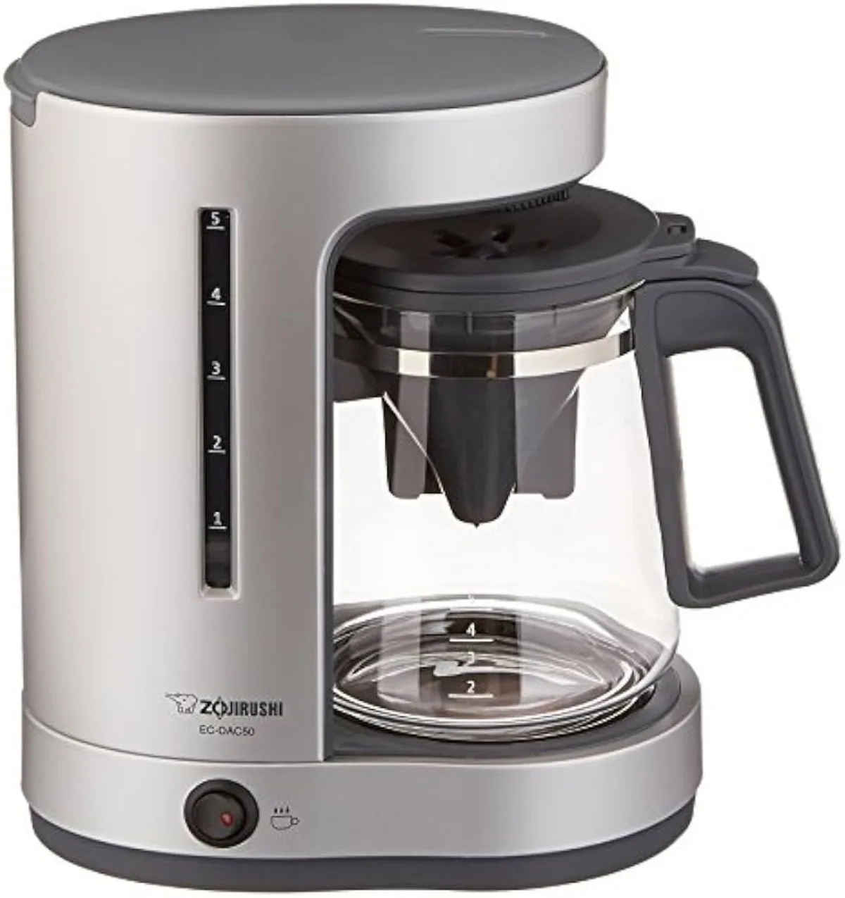EC-DAC50 Zutto 5-Cup Drip Coffeemaker,Silver USA NEW