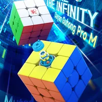 Dayan Guhong PRO M Maglev 3x3 Magic Cube PROM Magnetic Spring Magic Cube Professional Puzzle Toys For Children Kids Gift Toy 2