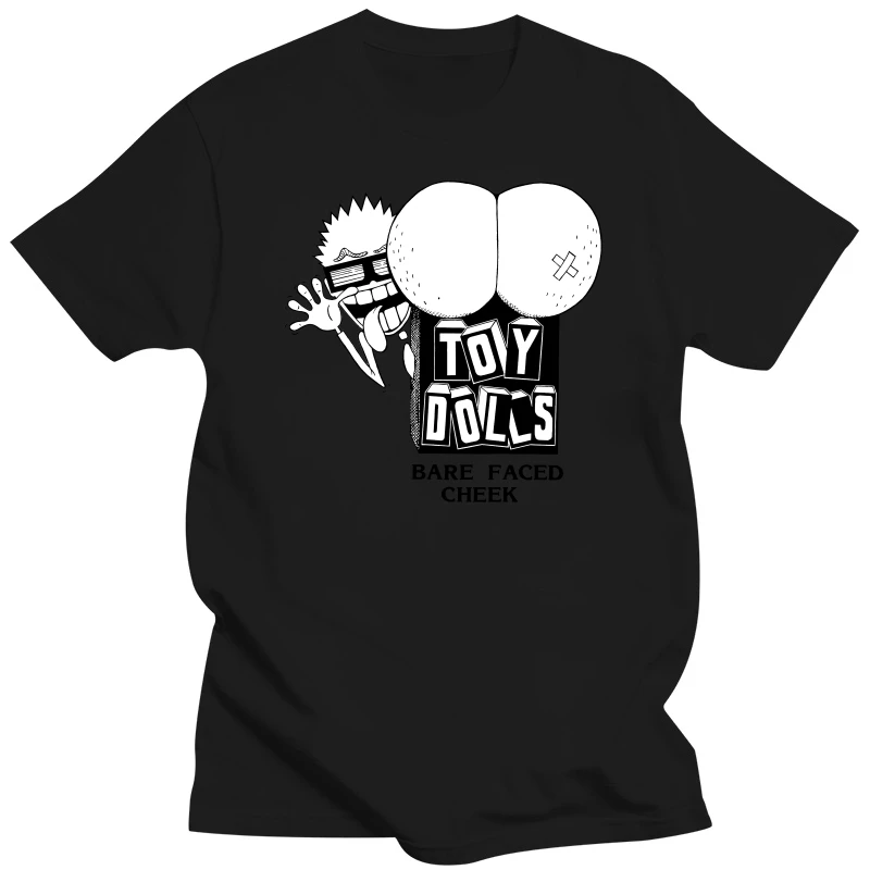T-Shirt Estiva Da Uomo Marca Teeshirt The Toy Dolls Bare Face Cheek Punk Rock Uk Subs The Adicts T-Shirt T-Shirt Da Uomo Taglia Euro