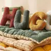 English Letter Plush Pillow Girl Birthday Gifts Bed Sofa Customized Cushion Baby Shower Toy Kid Room Decor Photo Prop 1