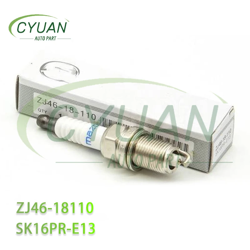 

4/6PCS Dual Iridium Spark Plug for Mazda 2 3 BK 1.3L ZJ-VE ZJ46 ZJ07 ZJ30 ZJ32 ZJ46-18110 SK16PR-E13 ZJ4618110