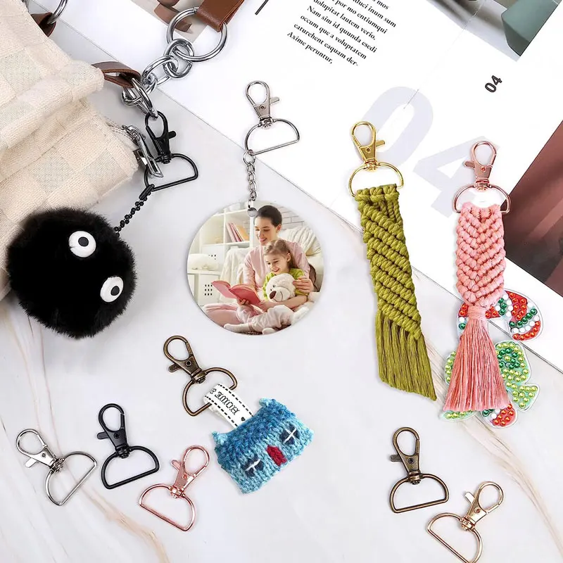 Anneome 6pezzi Ganci Clip Rotante Per Borse Accessori Fai Te Per - Foto 4