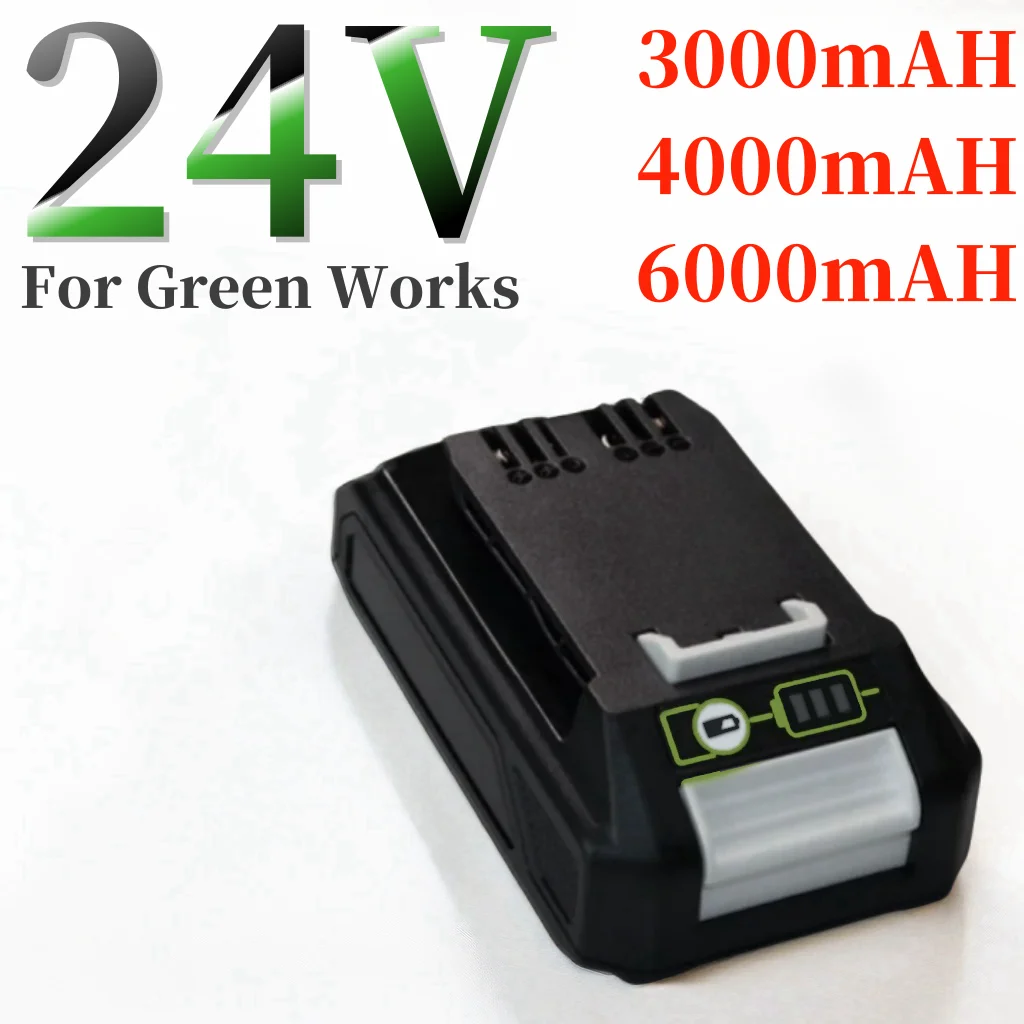 

24V battery pack, used for replacing batteries in Greenworks electric tools, compatible with 20352, 22232, etc