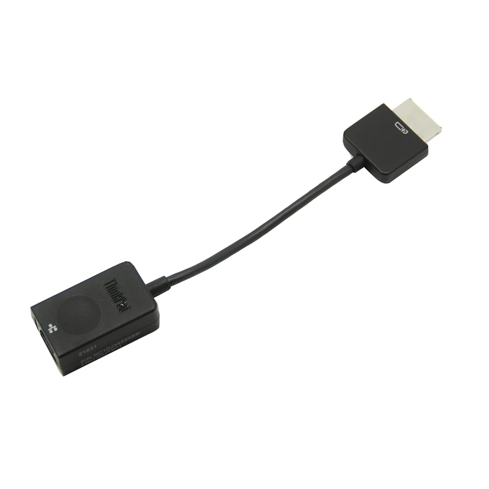 For Lenovo ThinkPad OneLink+ to VGA/RJ45 Network Ethernet Adapter