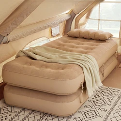 Outdoor Camping Air Mattress Portable Travel King Size Inflatable Bed Floor Folding Sofa Cama Inflable Outdoor Furniture