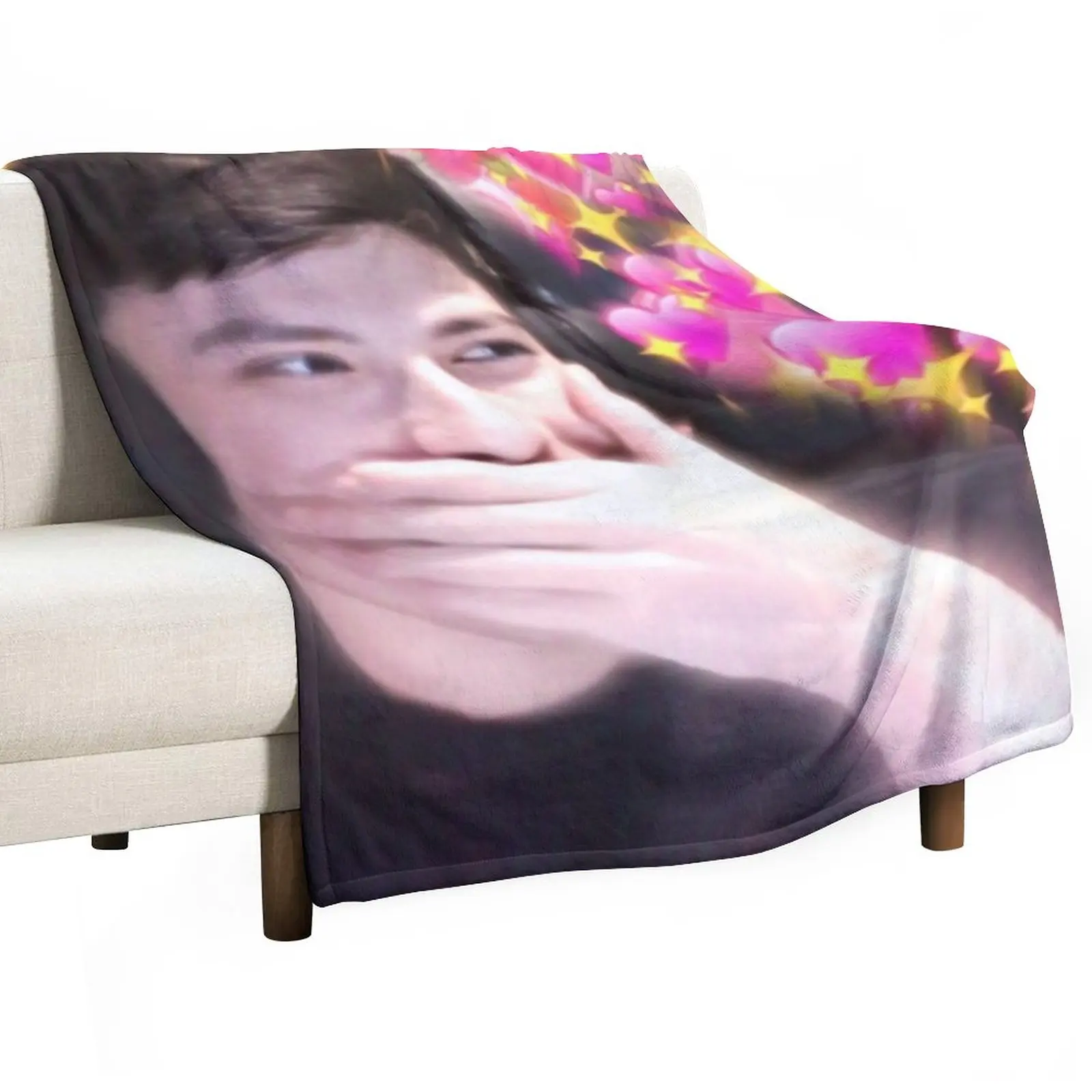 

GeorgeNotFound Heart meme Throw Blanket Single warm for winter Blankets
