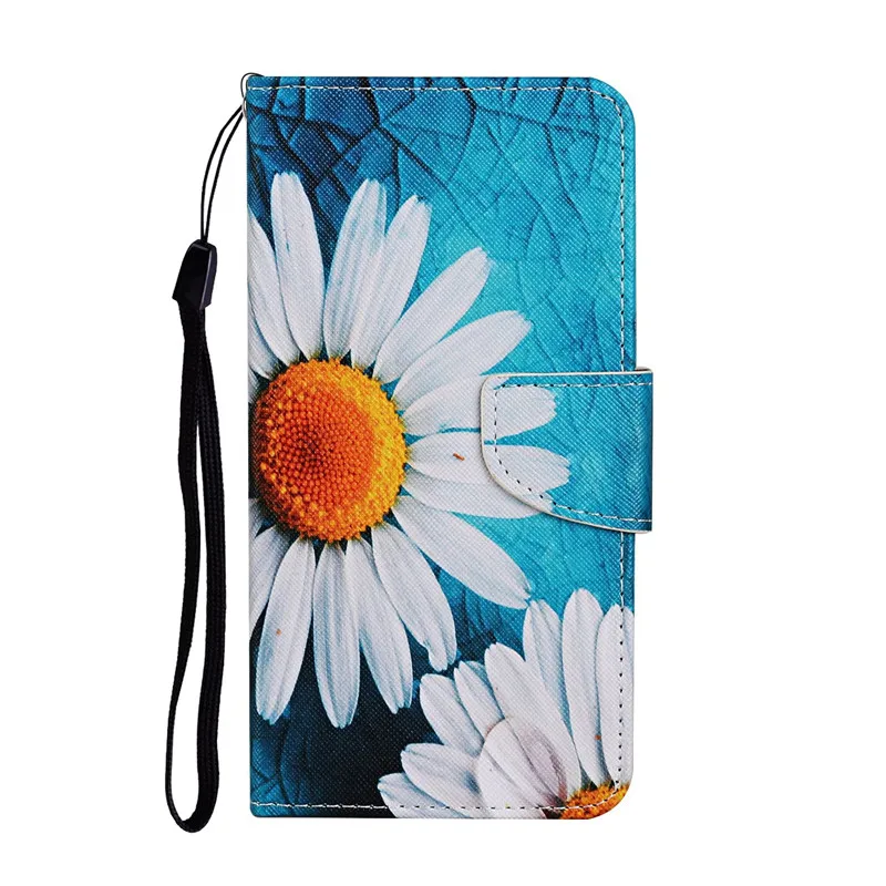 Leather Flip Wallet Case with Card Slots
