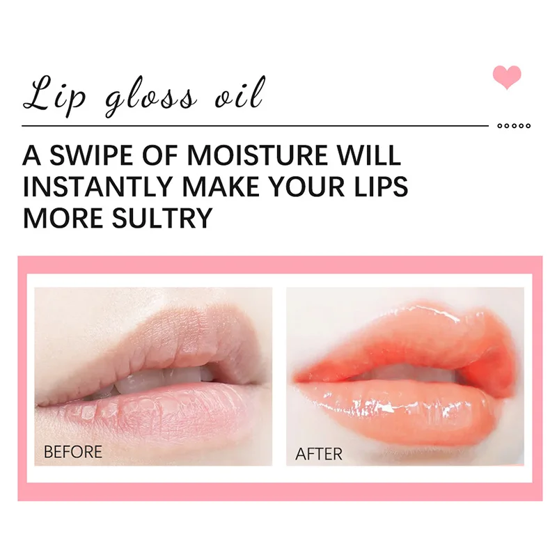 6ml Clear Jelly Lipolie Hydraterende Niet-plakkerige Sexy Plumping Lip Glow Gloss Lip Glazuur Getinte Mode Lippenstift make-up Lipverzorging_voghion.com
