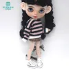 Clothes for doll three piece fashion sweater set fits Blyth Azone OB22 OB24 doll accessories 6