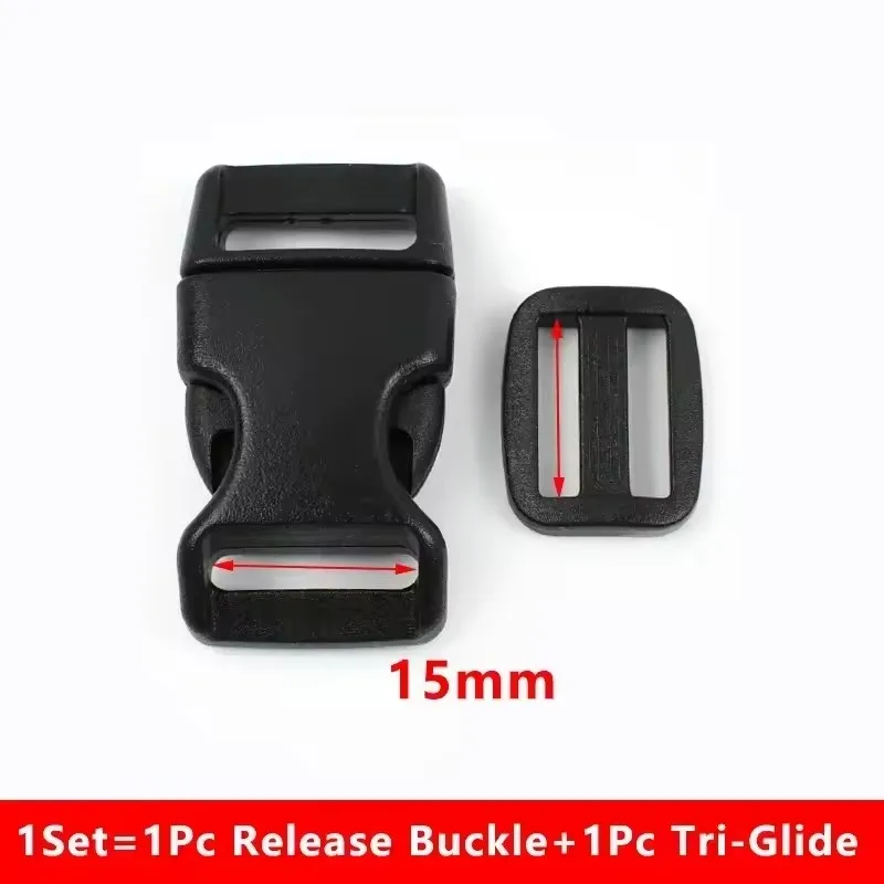 BAIWOAK Side Release Gesp 15mm Plastic Gesp Snap