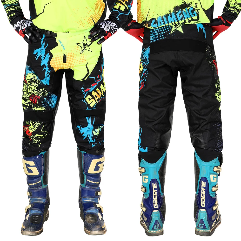 

Брюки для мотокросса Racer MX горный внедорожник для мужчин женщин Горный мотоцикл брюки Enduro MTB