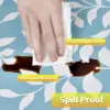 Fitted Round Plastic Vinyl Table Cloth Flannel Backing Elastic Edge Waterproof Table Protector for Dining Room Table Cover 5