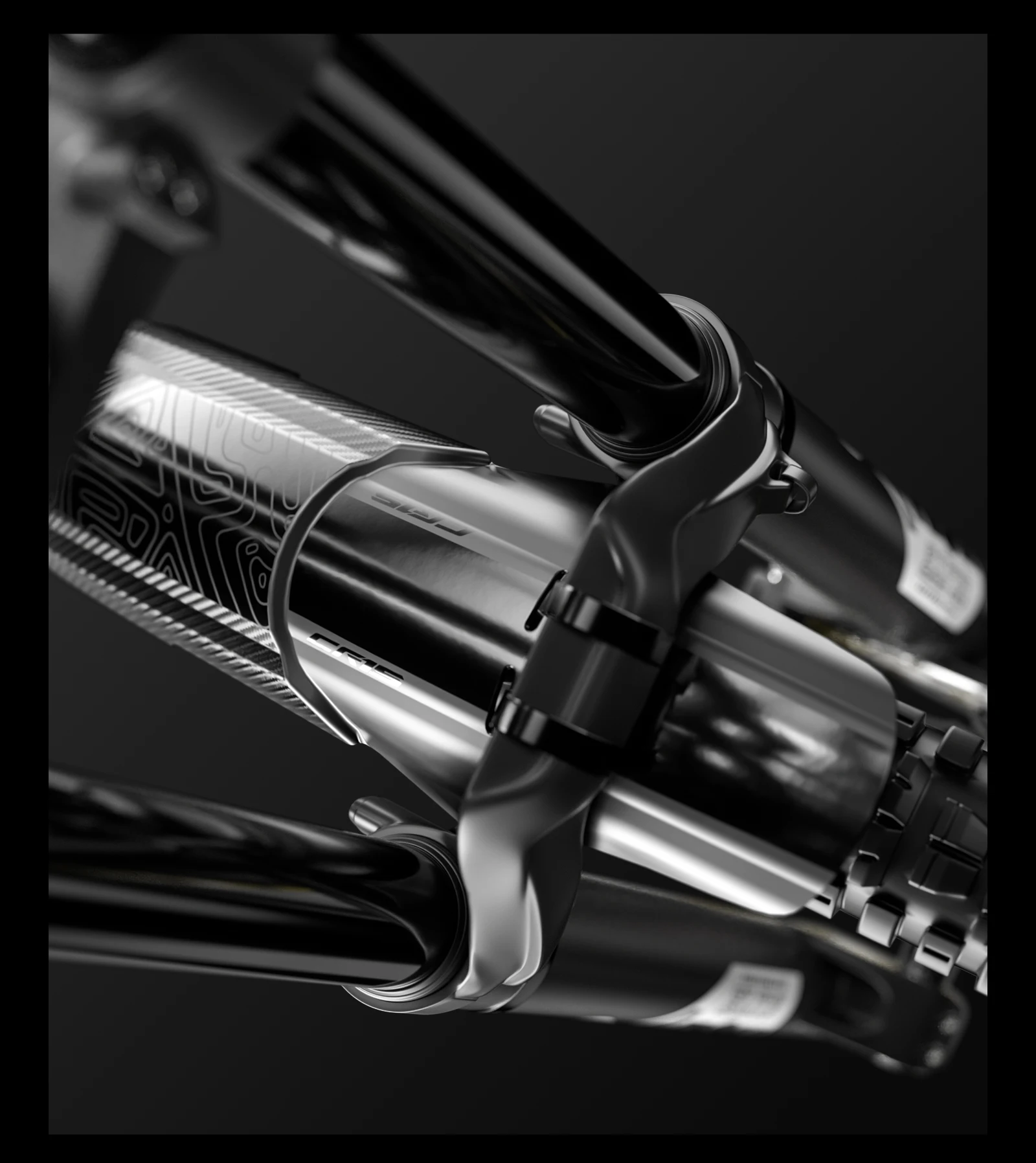 ENLEE Mountainbike-Schutzblech, verlängerte und verbreiterte Regenschutz, Kohlefaser-Textur, universell für vorne und hinten – Detail 15