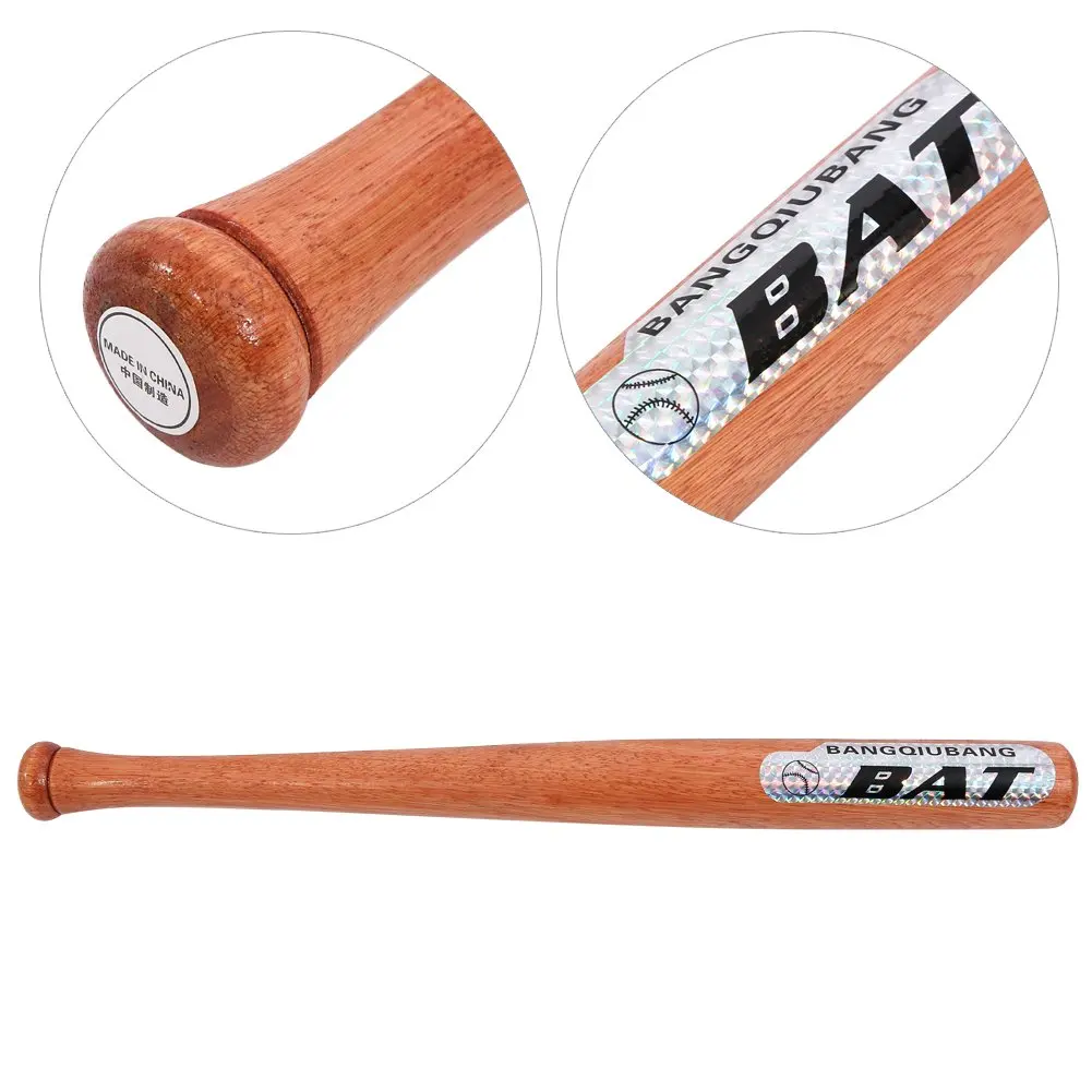 54cm Solid wood Baseball Bat Professional Hardwood Baseball Stick Softball Outdoor Sports Fitness Equipment Self-defense